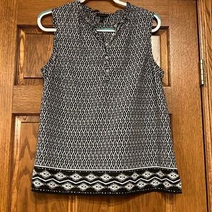 Talbots sleeveless top